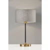 24" Bergen Collection Table Lamp Black - Adesso