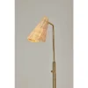 Cove Floor Lamp Antique Brass - Adesso
