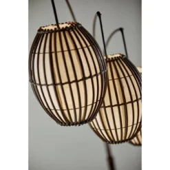 83" Maui Collection 3-Arm Arc Lamp Brown - Adesso