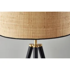 Jackson Floor Lamp Black Wood - Adesso -Adesso Sales GUEST 0add48d5 6b9a 48fc 9dfe 0d164f55962b