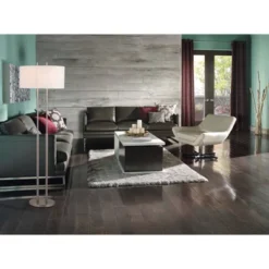 62" Duet Floor Lamp Silver/Ivory - Adesso -Adesso Sales GUEST 0adfb4e5 0d4d 428b bc9c 1cc2a820f655