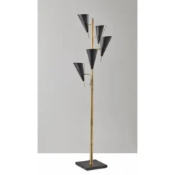 71.5" Owen Tree Lamp Black - Adesso -Adesso Sales GUEST 0cb3afb2 0200 4afe 8603 1b02b145247f