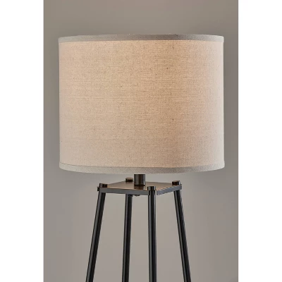 Adrian Shelf Floor Lamp Black - Adesso 4 Adrian Shelf Floor Lamp Black - Adesso - Image 4