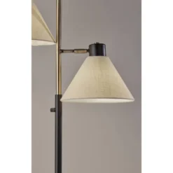 Matthew Tree Lamp Black W. Antique Brass - Adesso -Adesso Sales GUEST 17f75b14 21d8 4b2a a450 e1a08e4497e0