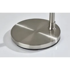 Max Floor Lamp Silver - Adesso -Adesso Sales GUEST 20139b41 c513 4d22 af72 49e619672f37