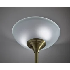 71" Bergen Collection Torchiere Black - Adesso -Adesso Sales GUEST 234144f2 79bc 4e5b 8578 0d72cfd55c77