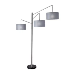 91" Wellington Arc Lamp Silver - Adesso 4 91" Wellington Arc Lamp Silver - Adesso -Adesso Sales GUEST 24083446 b870 4f4a a299 7c98c03c1224