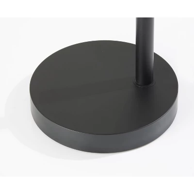 3 Arm Bowery Arc Lamp Black - Adesso 4 3 Arm Bowery Arc Lamp Black - Adesso - Image 4