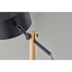 Dylan Floor Lamp Natural Wood/Black - Adesso -Adesso Sales GUEST 32f8e2bd 7673 4ce0 acd0 9b95aada0b58