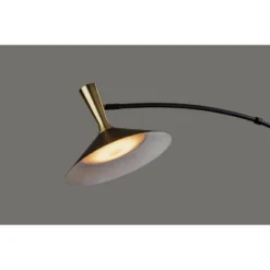 Bradley Arc Lamp With Smart Switch Black (Includes LED Light Bulb) - Adesso -Adesso Sales GUEST 388d17ca 0c6b 428e ba0a 4cd5cdc24c26