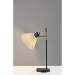 Matthew Table Lamp Black/Antique Brass - Adesso -Adesso Sales GUEST 40c20364 ab4e 4934 a463 53121def1bd4