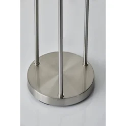 68" Trio Floor Lamp Silver - Adesso -Adesso Sales GUEST 41962d9a 51b4 483b 8e5f 416097869205