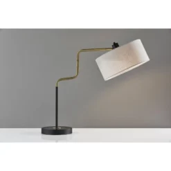 Jacob Table Lamp Black/Brass - Adesso -Adesso Sales GUEST 4506cd6b a365 4273 9709 e5ed1af63226