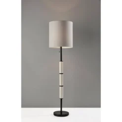 Vanessa Floor Lamp With Textured Ceramic - Adesso -Adesso Sales GUEST 460cd23e a19d 401d ae99 4dbc005d71cb