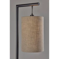 Reggie Floor Lamp Black - Adesso -Adesso Sales GUEST 46a5b605 3a96 4c29 9acf ab9ba6a23b69
