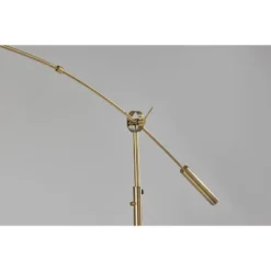 Adler Arc Floor Lamp Antique Brass - Adesso -Adesso Sales GUEST 4c360c9c 6aa6 4d11 9e58 829867544dcc