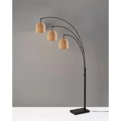 Bahama 3 Arm Arc Lamp Dark Bronze - Adesso -Adesso Sales GUEST 58609b4e 3b89 4b7c 8b7b ec6d77deee76