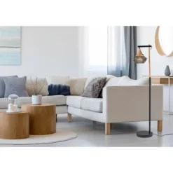 Elsie Natural Wood Floor Lamp Black - Adesso -Adesso Sales GUEST 5a71f38c c6d8 4cb7 b0e9 1aaf6ae9a785