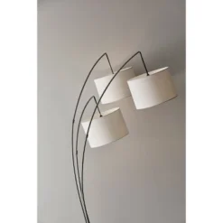 Trinity Arc Lamp Brushed Steel - Adesso -Adesso Sales GUEST 602e2267 1d98 4103 952f 6f51efeed5aa
