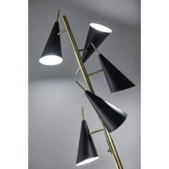 71.5" Owen Tree Lamp Black - Adesso -Adesso Sales GUEST 6340ca06 1f25 4cb4 9459 d3f203880f04