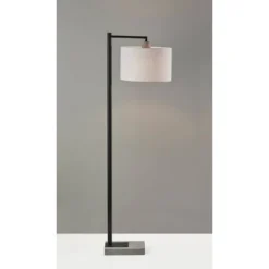 Devin Floor Lamp Black - Adesso -Adesso Sales GUEST 63f804e1 25ee 40bd 83d8 15155c1fcbc3