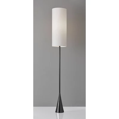 Bella Floor Lamp Black Nickel - Adesso 3 Bella Floor Lamp Black Nickel - Adesso - Image 3
