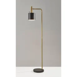 61" Emmett Floor Lamp Black - Adesso