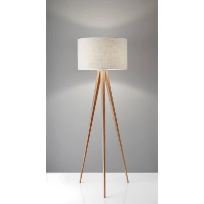 Director Floor Lamp Natural - Adesso 2 Director Floor Lamp Natural - Adesso - Image 2