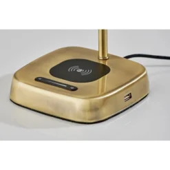 Radley Charge Desk Lamp With Smart Switch Antique Brass (Includes LED Light Bulb) - Adesso -Adesso Sales GUEST 6eb105a4 c53a 477b af56 d7297058729c