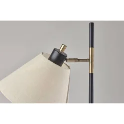 Matthew Floor Lamp Black/Antique Brass - Adesso -Adesso Sales GUEST 6f9c96d7 c297 4c4c a201 308ee3b9ef0d