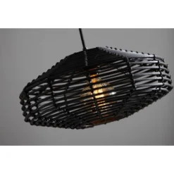 7" Kingston Pendant Ceiling Light Black - Adesso -Adesso Sales GUEST 72443522 278e 411d 8a53 8381edd88028