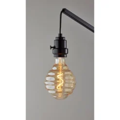 Wren Floor Lamp Black (Includes Light Bulb) - Adesso -Adesso Sales GUEST 73dec3f6 6ca9 4a35 8d03 ca5ddc7de8c1