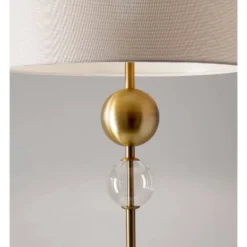 Chloe Floor Lamp Antique Brass - Adesso -Adesso Sales GUEST 772a324f dcf4 492c ab45 132f6e1786da