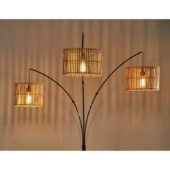 82" Cabana Collection 3-Arm Arc Lamp Black - Adesso -Adesso Sales GUEST 77f52e15 34ea 4161 9062 45714cfd3278