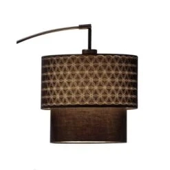 66" X 71" 3-way Gala Arc Lamp Black - Adesso