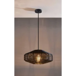 7" Kingston Pendant Ceiling Light Black - Adesso -Adesso Sales GUEST 7e71e8ae e025 4b67 aa99 1d5f9025cd22