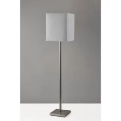 Estelle Floor Lamp Brushed Steel - Adesso -Adesso Sales GUEST 843c2fb2 461f 4db5 9c1f 7a53a77ddce1