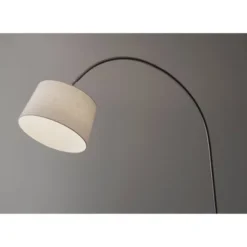 Goliath Arc Lamp Brushed Steel - Adesso -Adesso Sales GUEST 8a342153 d573 491e 8767 4c619ff5d446