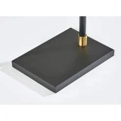 Derrick Floor Lamp Black With Brass Accents - Adesso -Adesso Sales GUEST 9402e675 5ffc 45a1 84cb acbf796ce6db