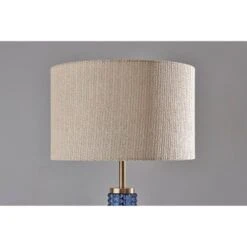 Glass Delilah Floor Lamp Antique Brass/Blue - Adesso 7 Glass Delilah Floor Lamp Antique Brass/Blue - Adesso -Adesso Sales GUEST 9642ccd3 a378 4f35 9bb0 d1830bdbcb62