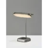 Radley Charge Table Lamp With Smart Switch Silver (Includes LED Light Bulb) - Adesso