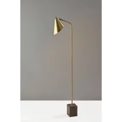 Hawthorne Floor Lamp Antique Brass - Adesso -Adesso Sales GUEST 9ca48a3c bf17 49df af17 8f928ad68fad