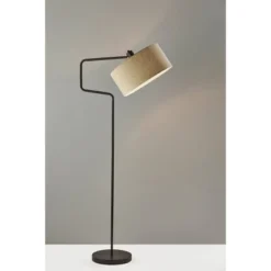 Jacob Floor Lamp Antique Bronze - Adesso -Adesso Sales GUEST a13e4082 74a4 4d6e 8ab4 dd36c2b4c1e5