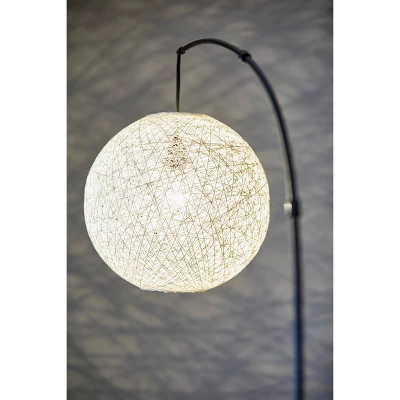 Havana Arc Lamp Natural/Bronze - Adesso 6 Havana Arc Lamp Natural/Bronze - Adesso - Image 6