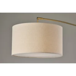 Adler Arc Floor Lamp Antique Brass - Adesso -Adesso Sales GUEST a59fa440 6d5c 4c48 b28b c69369dc805e