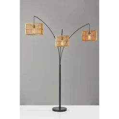82" Cabana Collection 3-Arm Arc Lamp Black - Adesso -Adesso Sales GUEST a5c49c66 cfd5 42d5 b24d 07e7d50be40b