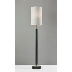 Hollywood Floor Lamp Black/Brass - Adesso -Adesso Sales GUEST a801af23 b60e 4d0e 9d03 1817f5be4b63