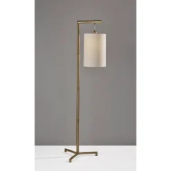 Reggie Floor Lamp Antique Brass - Adesso -Adesso Sales GUEST a8138683 a36e 4bc3 81cc f9dfbc844b49