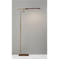 50.5" X 62.5" 3-way Barrett Floor Lamp (Includes LED Light Bulb) Brass - Adesso -Adesso Sales GUEST ac7723e1 c8c0 42b8 9b25 25f1f7fbab59
