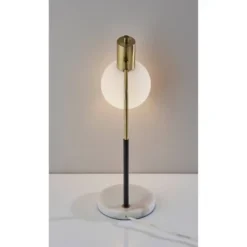 Corbin Desk Lamp Antique Brass Black - Adesso -Adesso Sales GUEST afc082e4 34b6 410a 82b9 34fb97168057